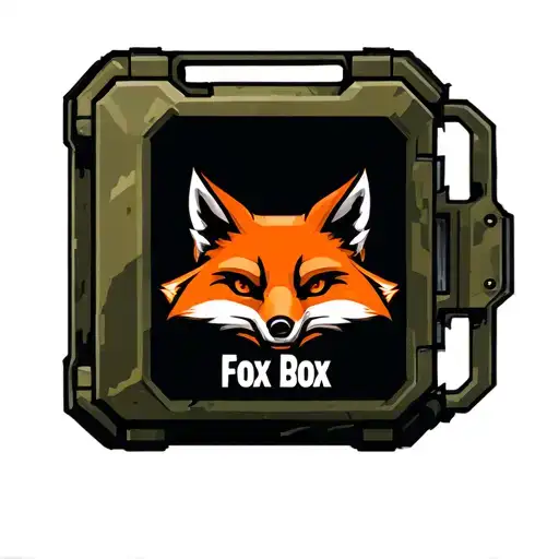 "Fox Box" "Fox Box" Product logo for a mobile satelite battery pack for the military. tattoo design idea