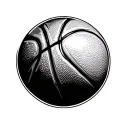 Basketball tattoo design idea