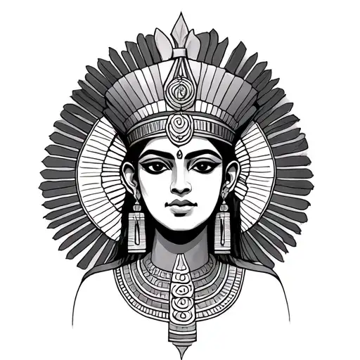 amun, Virgo, delhi tattoo design idea