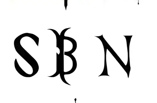 "SBN" "SBN" CRIP Gang Hand Tatto Design tattoo design idea