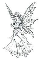 zelda fairy tattoo design idea