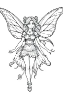 zelda fairy tattoo design idea