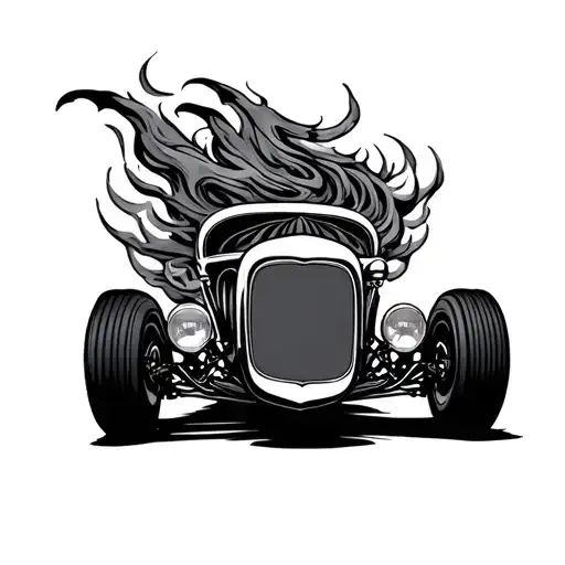Hot Rod tattoo design idea