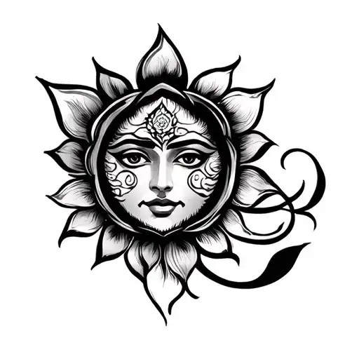 Hindi tattoo design idea