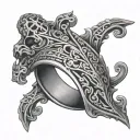 Maliketh elden ring tattoo design idea