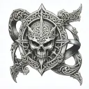 Maliketh elden ring tattoo design idea