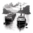 Panama Canal tattoo design idea