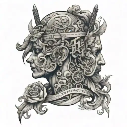 Stoicism tattoo design idea