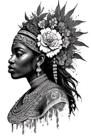 Obatala Orisha tattoo design idea