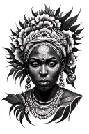 Obatala Orisha tattoo design idea
