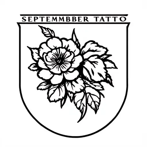 Victoria, September, Massachusetts tattoo design idea