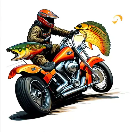drag racing,Harley Davidson,hunting,fishing,dirt oval racing tattoo design idea