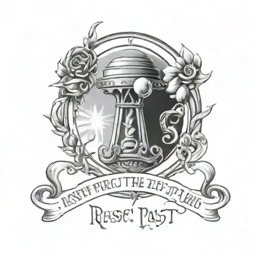 respect the past create you future  tattoo design idea