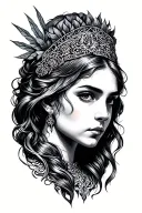 Frigg tattoo design idea