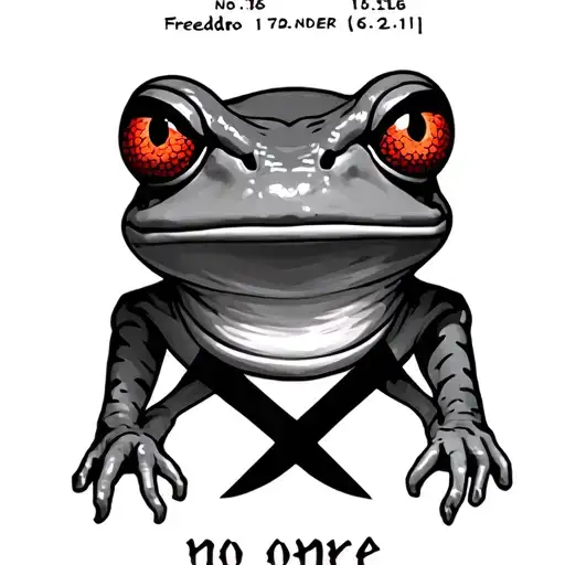 freddo the frog face, "no one" written, man utd red devil. eye of horus. caldender with dates 17.12.16 and 16.02.11 tattoo design idea