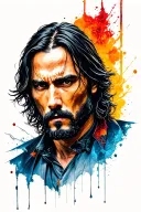 john wick tattoo design idea