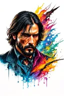 john wick tattoo design idea