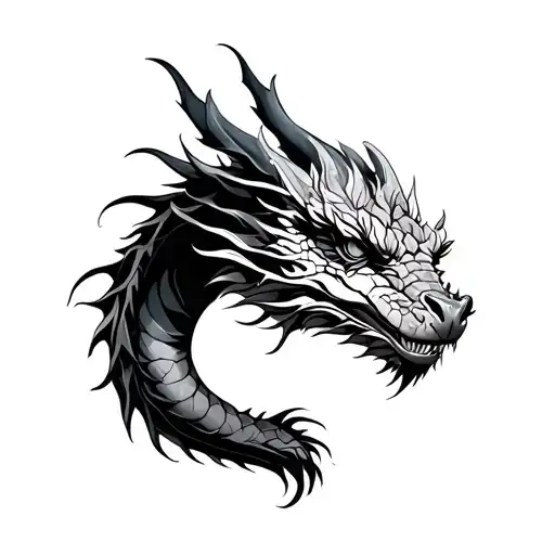 nature dragon shoulder tattoo tattoo design idea