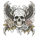 memento mori memento vivere tattoo design idea
