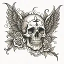 memento mori memento vivere tattoo design idea