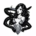 Slut tattoo design idea