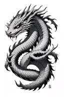 Shenron tattoo design idea
