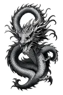 Shenron tattoo design idea