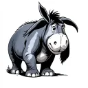 Eeyore tattoo design idea