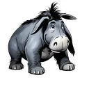 Eeyore tattoo design idea