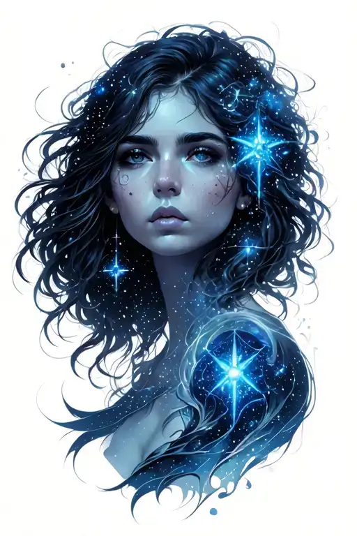 Pleiades tattoo design idea