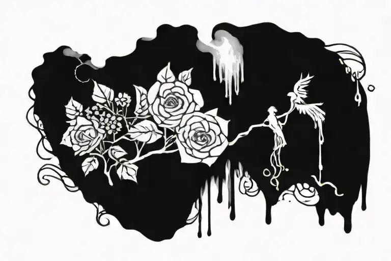if love could have saved you, you would have lived forever tattoo design idea