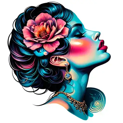 sexy women tattoo design idea