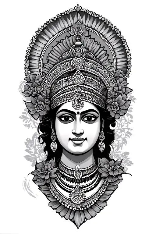 indian ghungroo Singaporean heritage symbols tattoo design idea