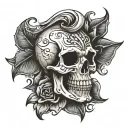 Easy to draw skull tattoo design tattoo design idea