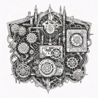 COMPUTER tattoo design idea