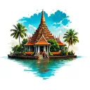 Create a tattoo that represents the tourists love for Cambodia and their way of living tattoo design idea