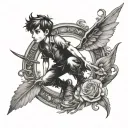 Peter Pan tattoo design idea