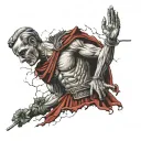 Julius Caesar assasination tattoo design idea