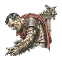 Julius Caesar assasination tattoo design idea