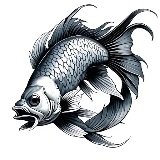 Jujutsu Kaisen Beta Fish Arm band tattoo tattoo design idea