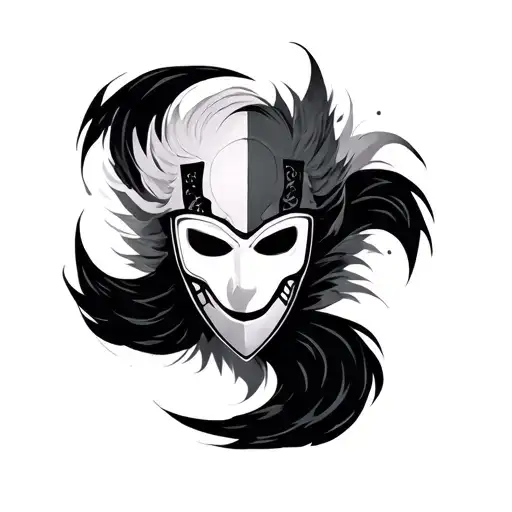 Obito Mask tattoo design idea