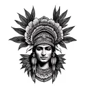 Zapotec tattoo design idea