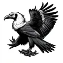 Colombian Andean Condor  tattoo design idea