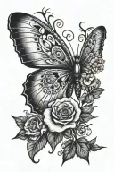 Metamorphosis tattoo design idea