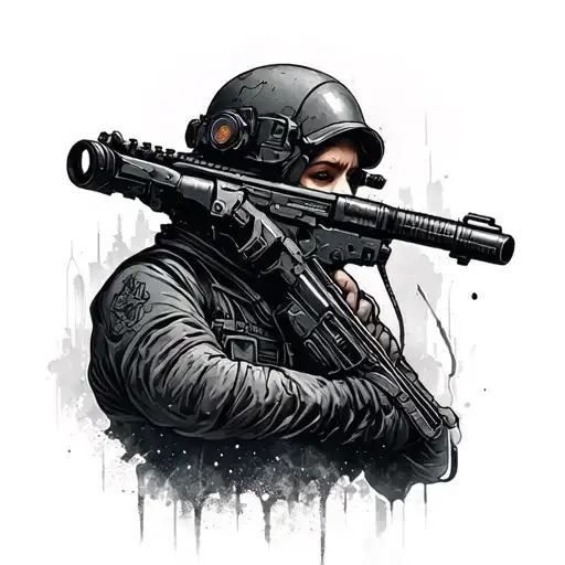 Metro 2033 tattoo design idea