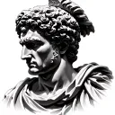 Julius Caesar tattoo design idea