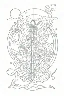 everything happens for a reason tattoo design idea