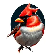 Cardinal tattoo design idea