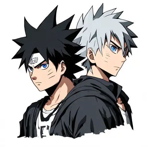 Sasuke, gon and killua tattoo design idea