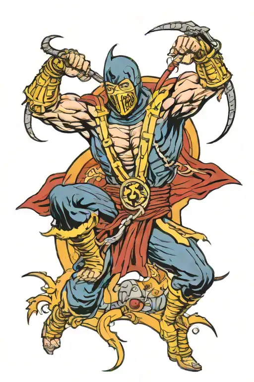 mortal kombat tattoo design idea